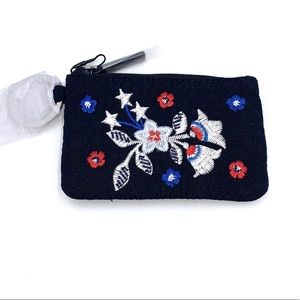 Vera Bradley Iconic Zip ID Case in Classic Navy